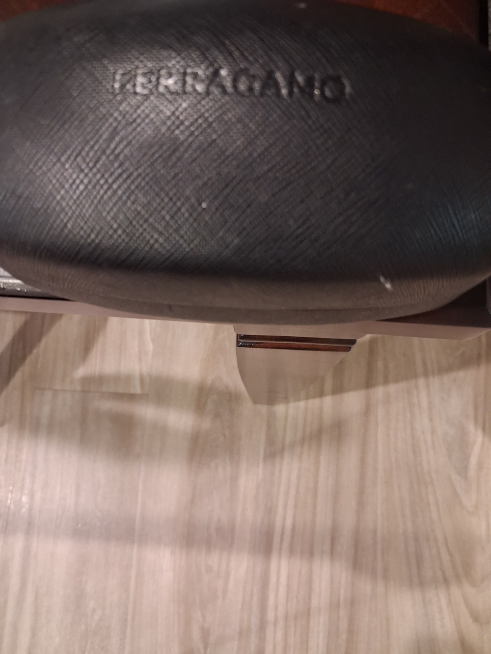 Salvatore Ferragamo Black Velvet Sunglasses Case